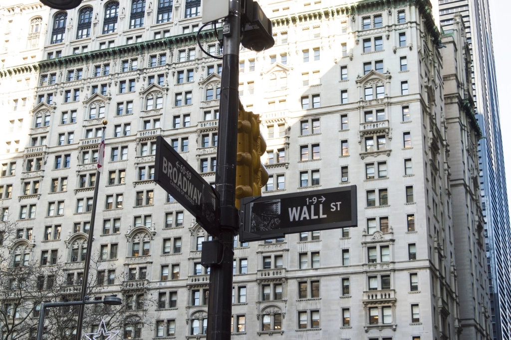 Exterior of a stock exchange building representing an NYSE listing